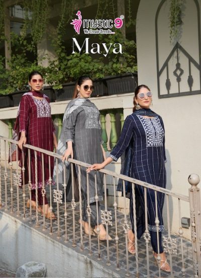 MYSTIC 9 MAYA VOL 1 READYMADE KURTIS SUPPLIER