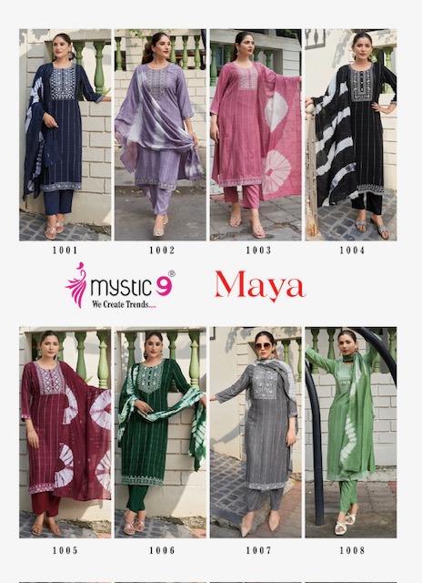 MYSTIC 9 MAYA VOL 1 READYMADE KURTIS SUPPLIER