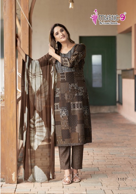 MYSTIC 9 SHAGUN VOL 11 READYMADE KURTIS CATALOGUE