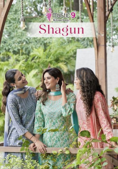 MYSTIC 9 SHAGUN VOL 11 READYMADE KURTIS CATALOGUE