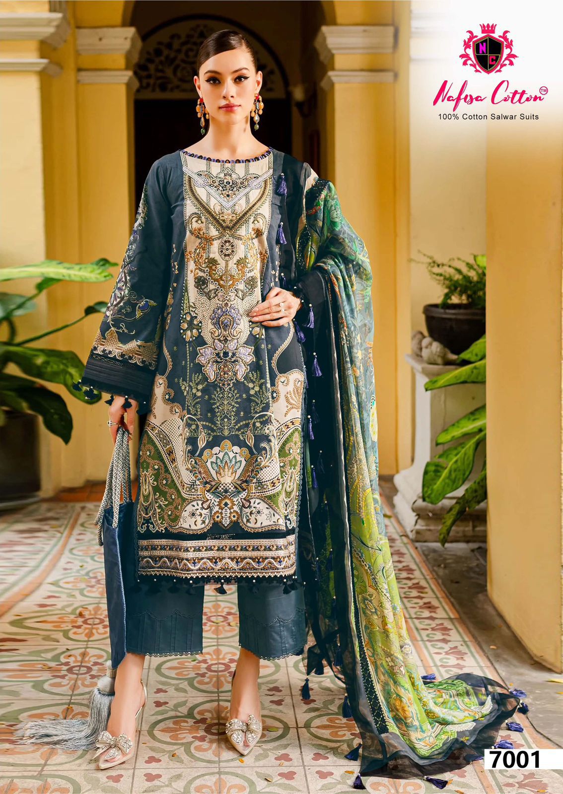 NAFISA COTTON ESRA VOL 7 PAKISTANI KARACHI SUITS