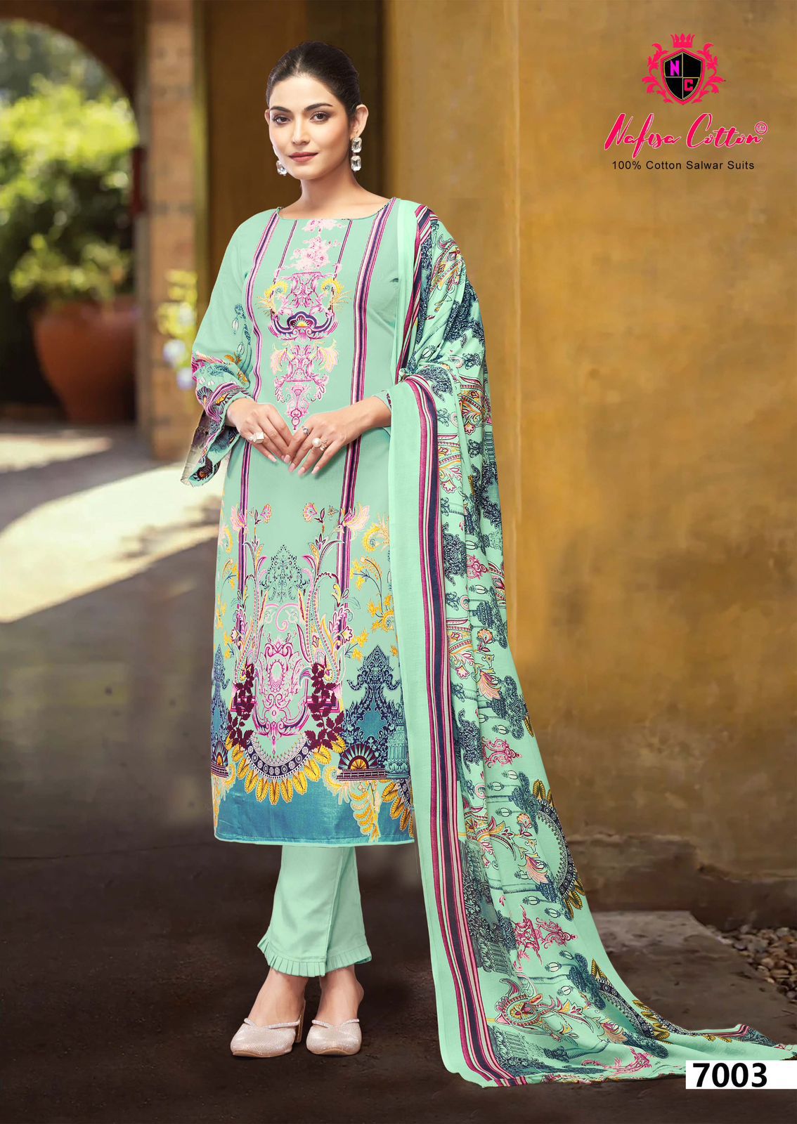 NAFISA COTTON ESRA VOL 7 PAKISTANI KARACHI SUITS