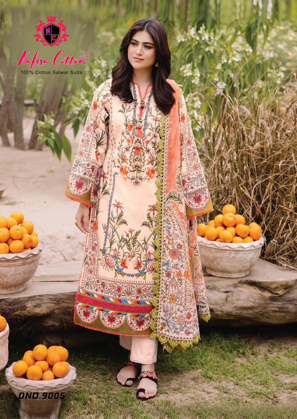 NAFISA COTTON FAIZA VOL 9 COTTON KARACHI SUITS