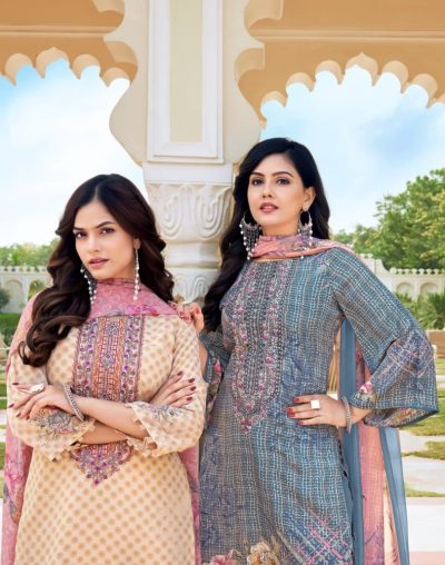 PAKIZA PRINTS ARWAH VOL 46 KASHMIRI CREPE SUITS