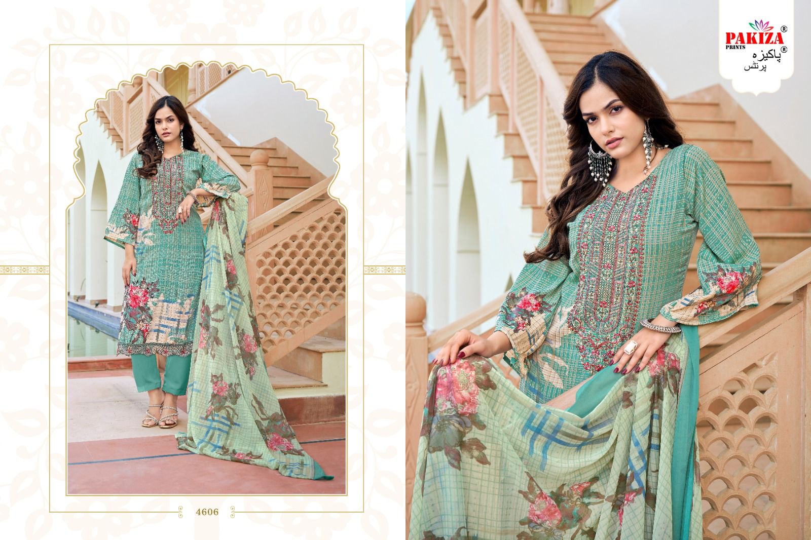 PAKIZA PRINTS ARWAH VOL 46 KASHMIRI CREPE SUITS