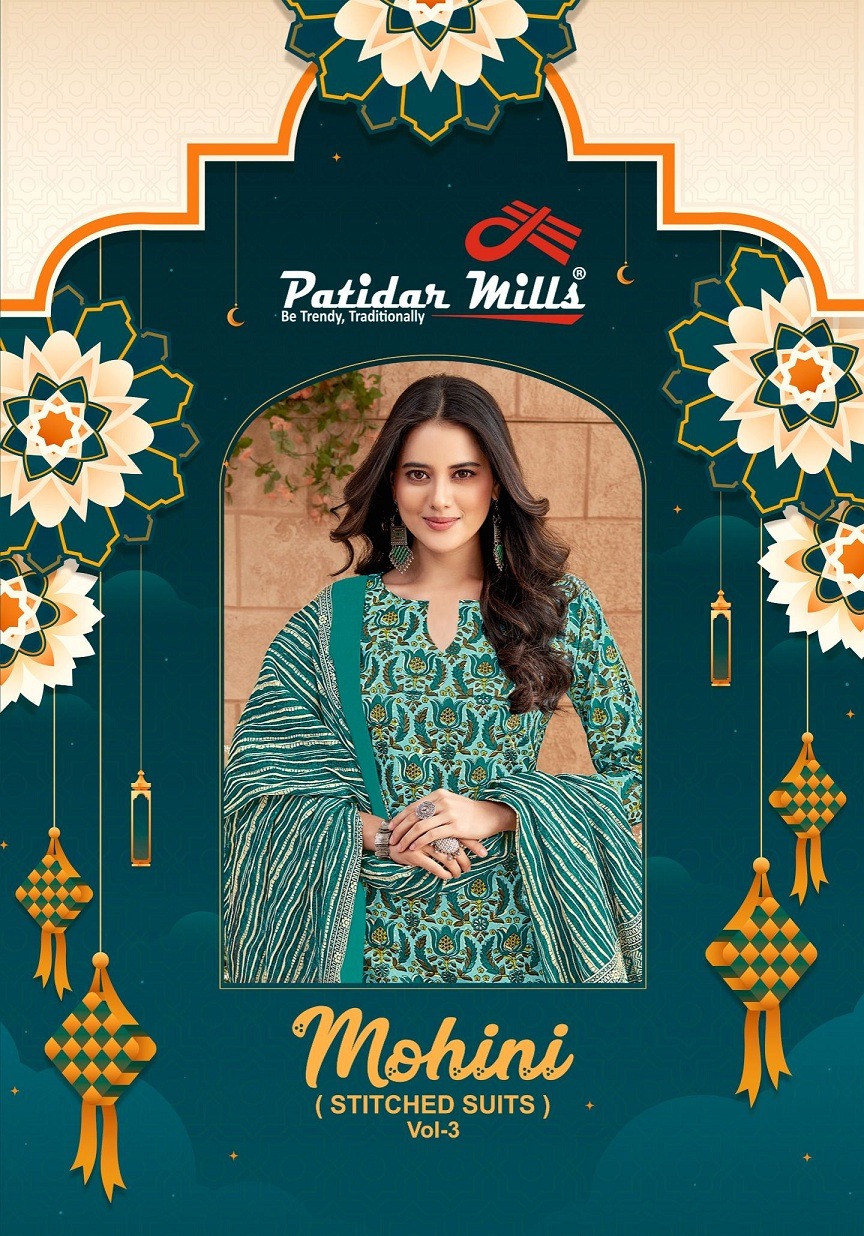 PATIDAR MILLS MOHINI VOL 3 READYMADE COTTON SUITS