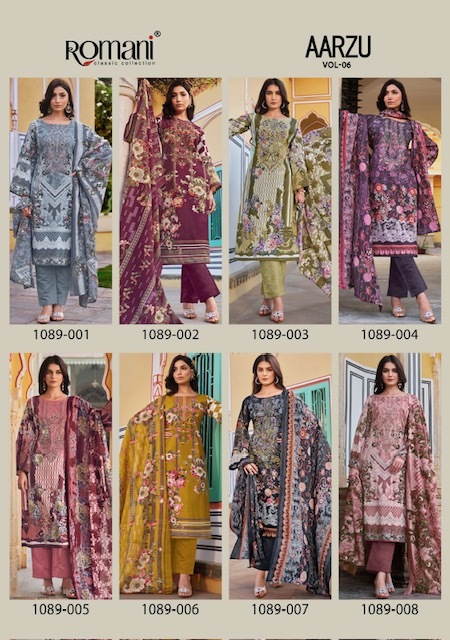 ROMANI AARZU VOL 6 COTTON SUITS MANUFACTURER