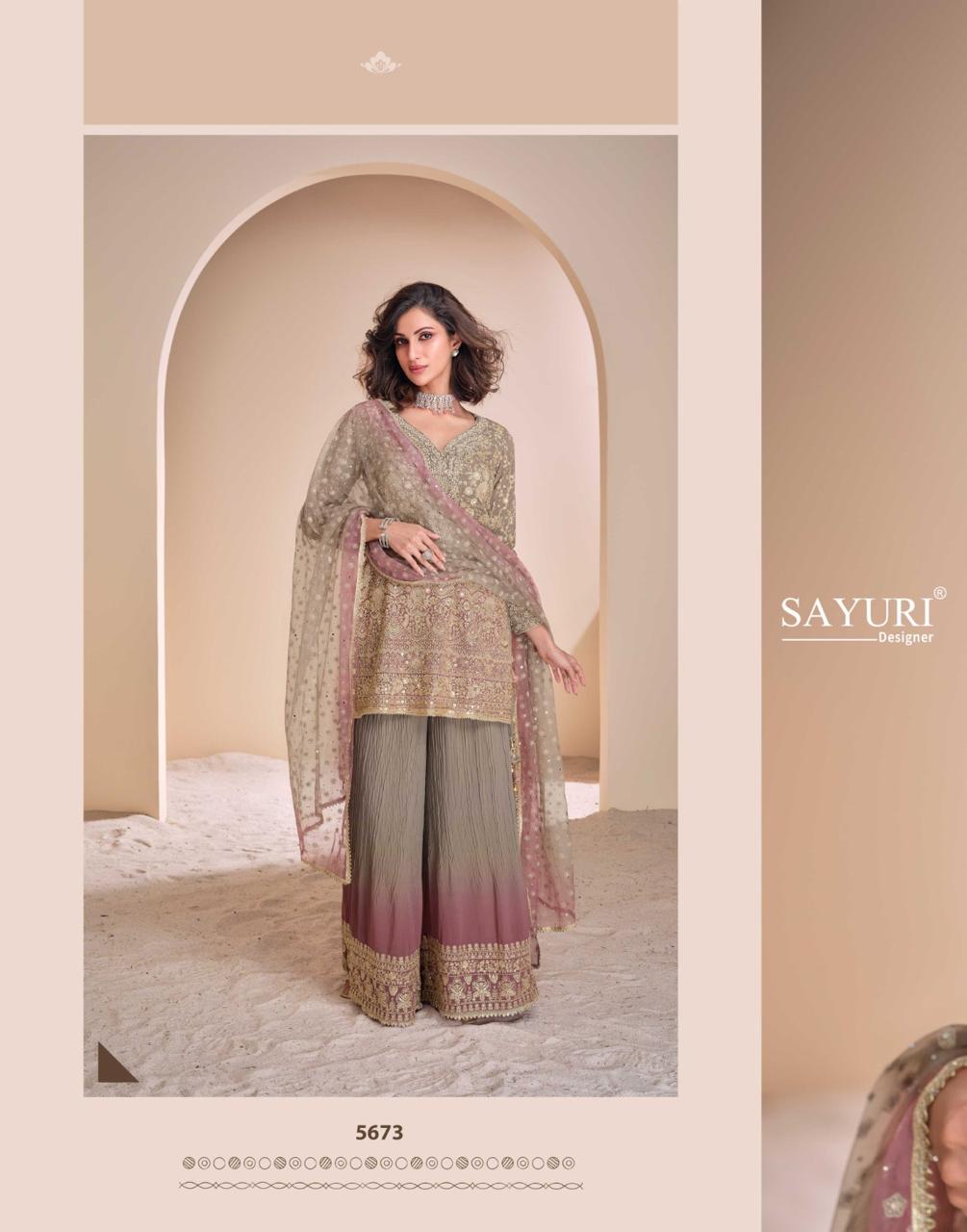 SAYURI DESIGNER AAYNA DESIGNER PARTY WEAR SUITS