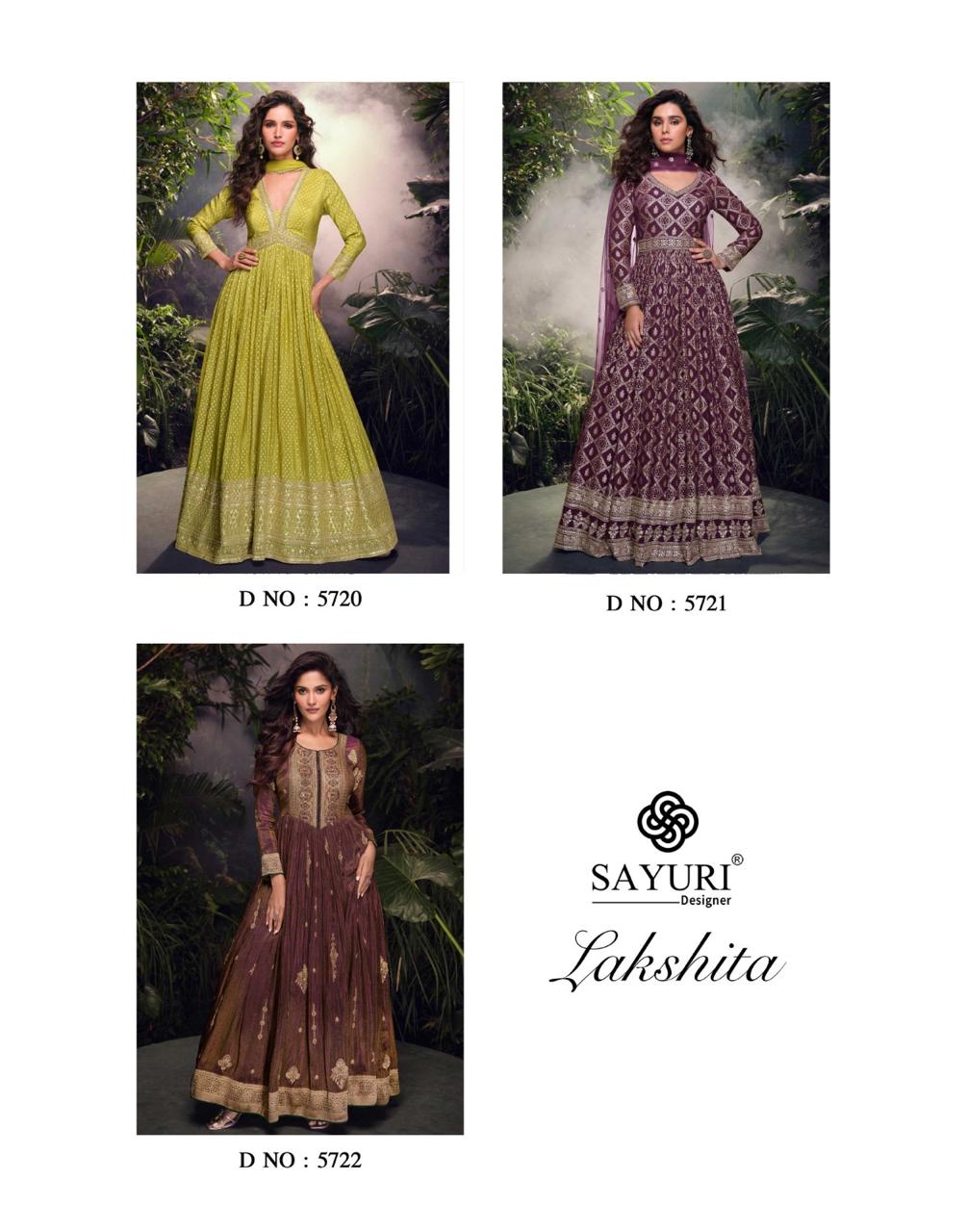 SAYURI DESIGNER LAKSHITA DESIGNER SUITS CATALOGUE