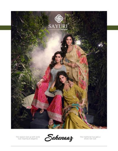 SAYURI DESIGNER SEHENAAZ DESIGNER SALWAR SUITS