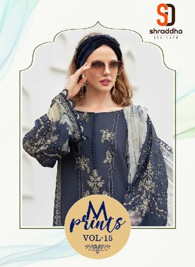 SHRADDHA DESIGNER M PRINTS VOL 15 PAKISTANI SUITS