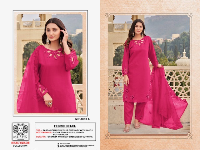 SHRADDHA DESIGNER MUSHK READYMADE SUITS