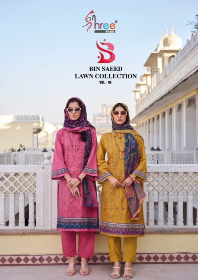 SHREE FABS BIN SAEED VOL 16 LAWN COLLECTION