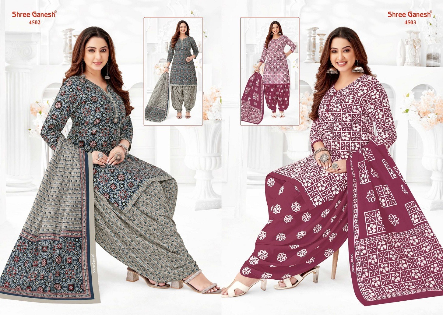 SHREE GANESH HANSIKA VOL 25 COTTON PATIYALA SUITS