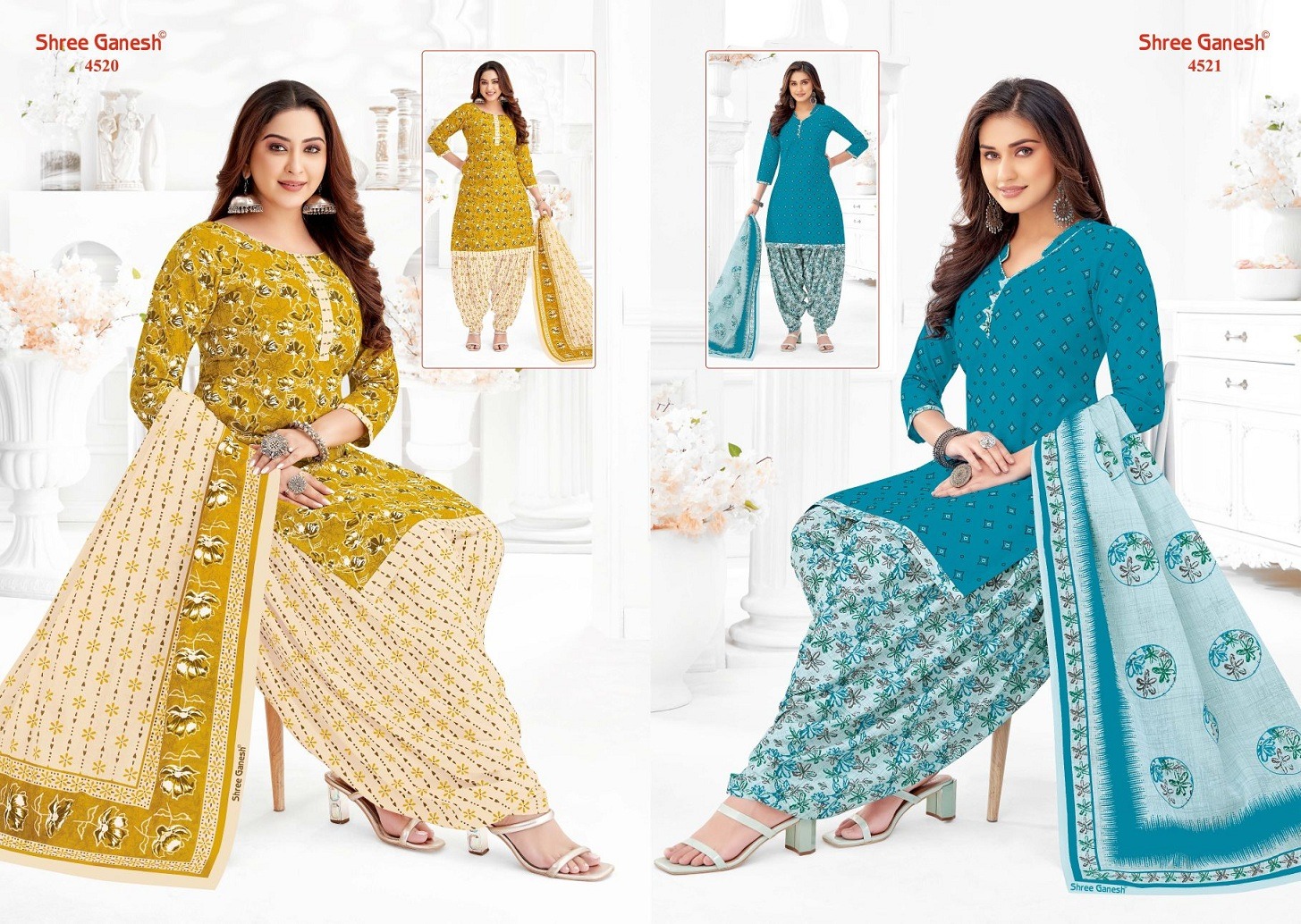 SHREE GANESH HANSIKA VOL 25 COTTON PATIYALA SUITS