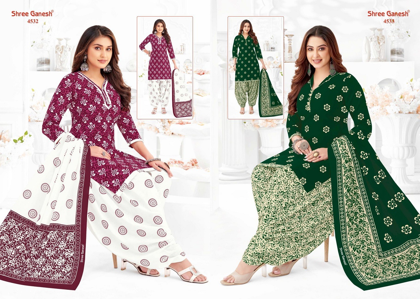 SHREE GANESH HANSIKA VOL 25 COTTON PATIYALA SUITS