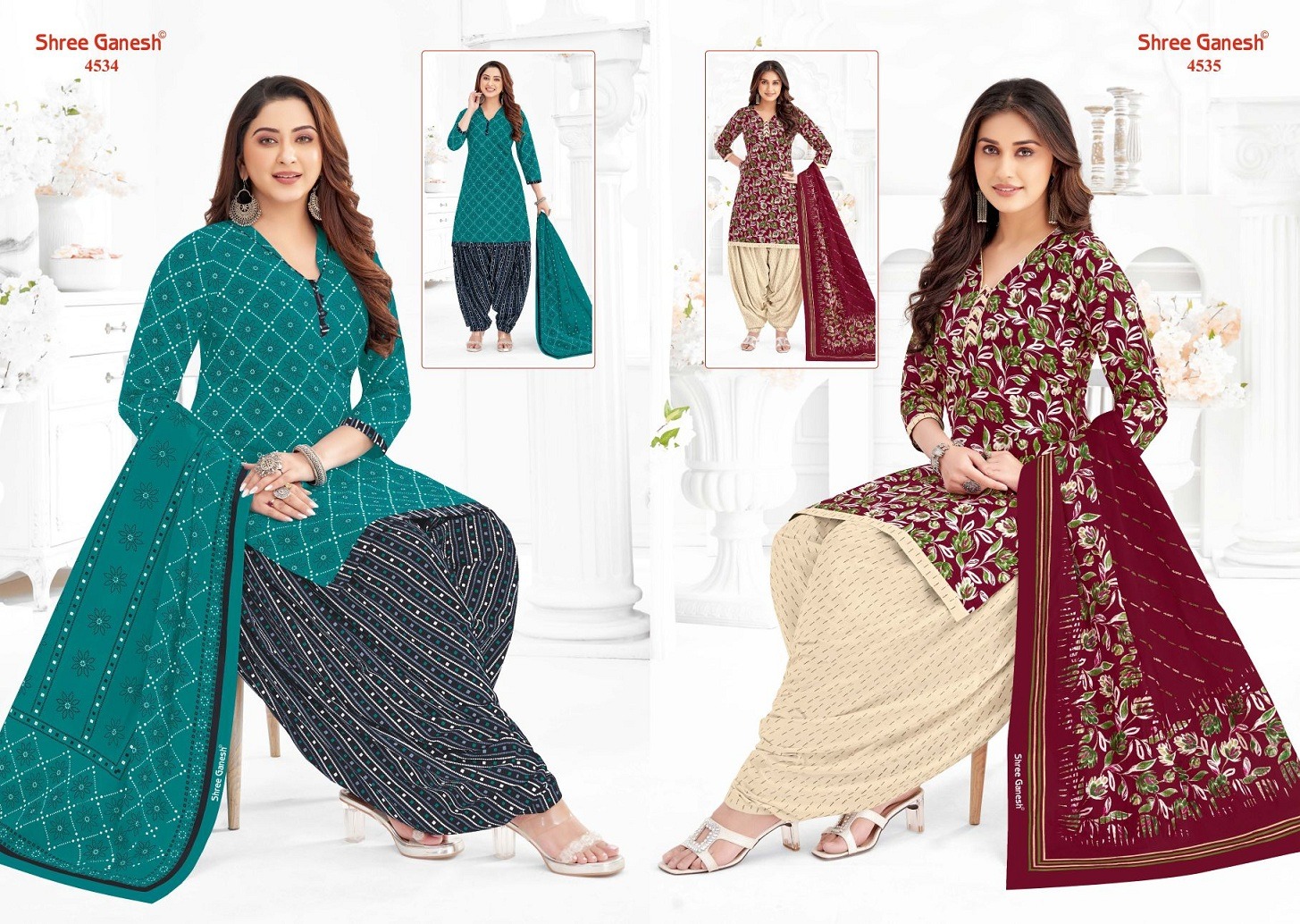 SHREE GANESH HANSIKA VOL 25 COTTON PATIYALA SUITS