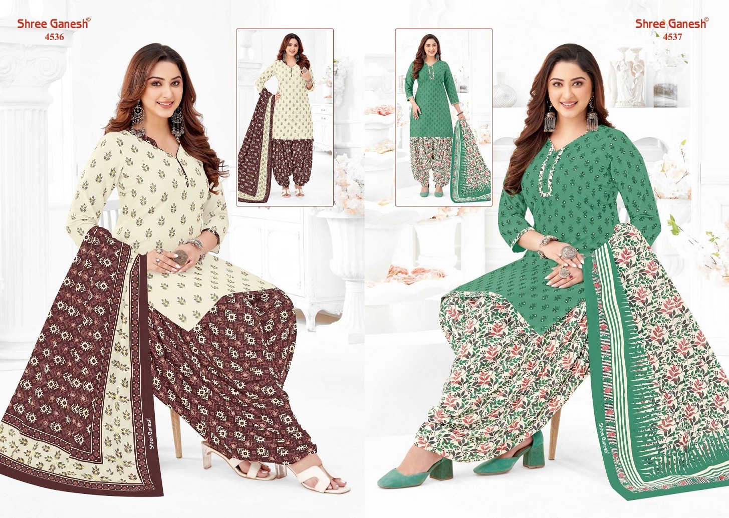 SHREE GANESH HANSIKA VOL 25 COTTON PATIYALA SUITS