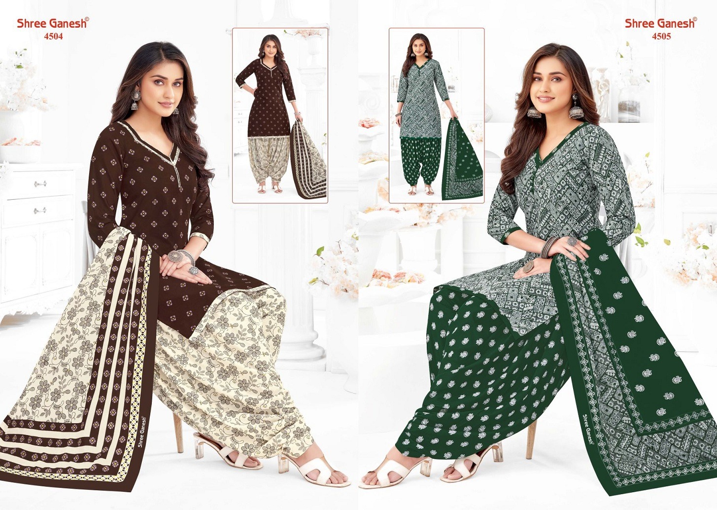 SHREE GANESH HANSIKA VOL 25 COTTON PATIYALA SUITS