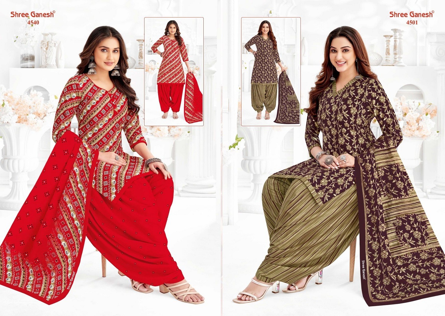 SHREE GANESH HANSIKA VOL 25 COTTON PATIYALA SUITS