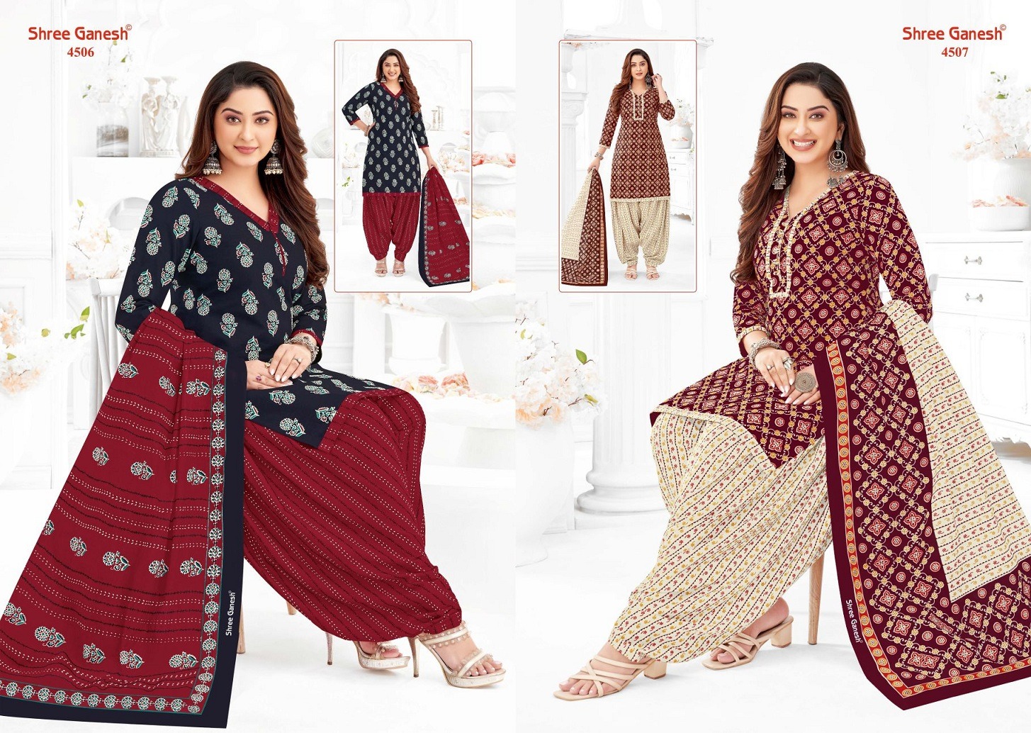 SHREE GANESH HANSIKA VOL 25 COTTON PATIYALA SUITS