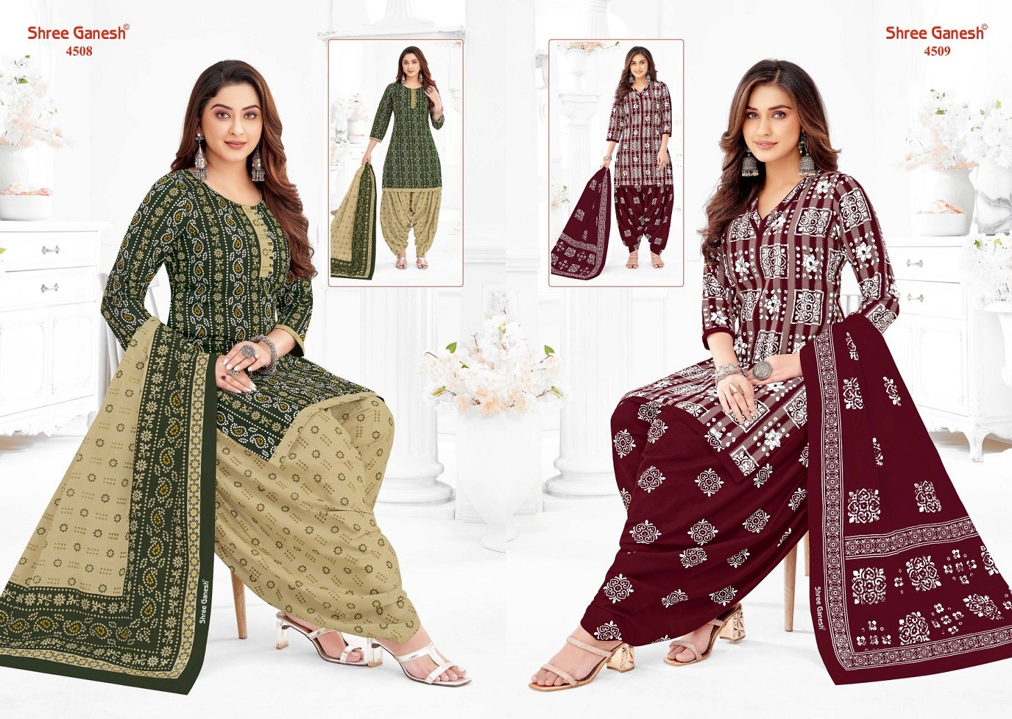 SHREE GANESH HANSIKA VOL 25 COTTON PATIYALA SUITS