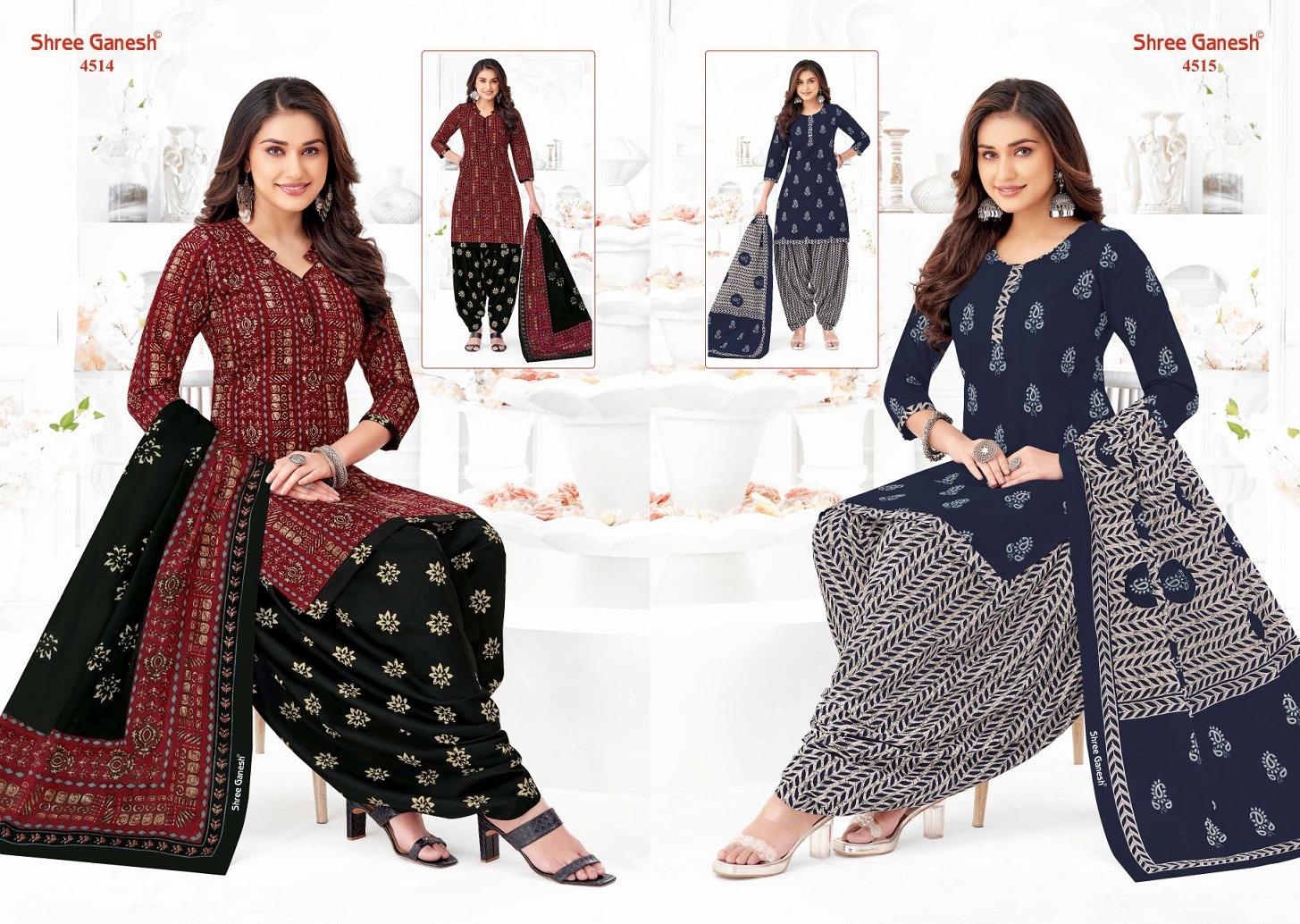 SHREE GANESH HANSIKA VOL 25 COTTON PATIYALA SUITS