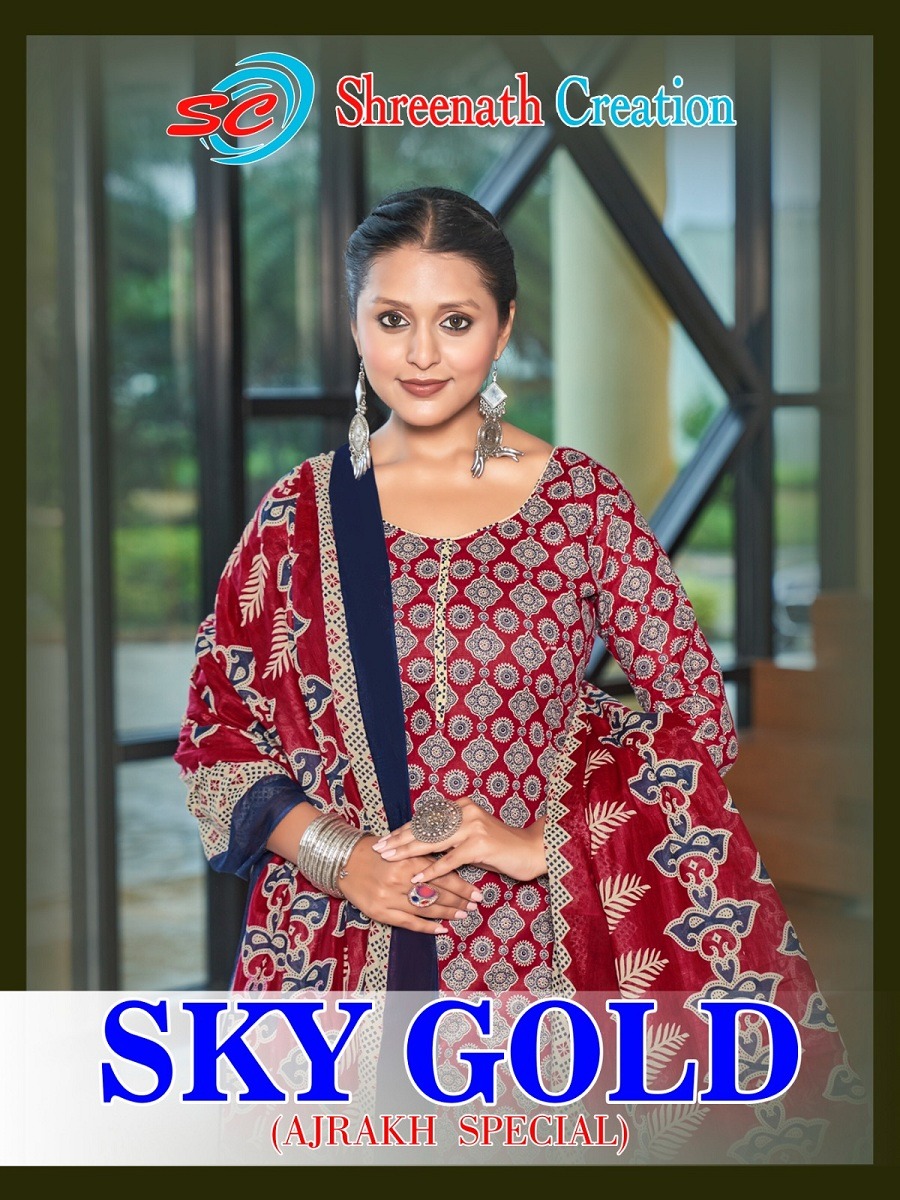 SHREENATH CREATION SKY GOLD VOL 1 READYMADE SUITS