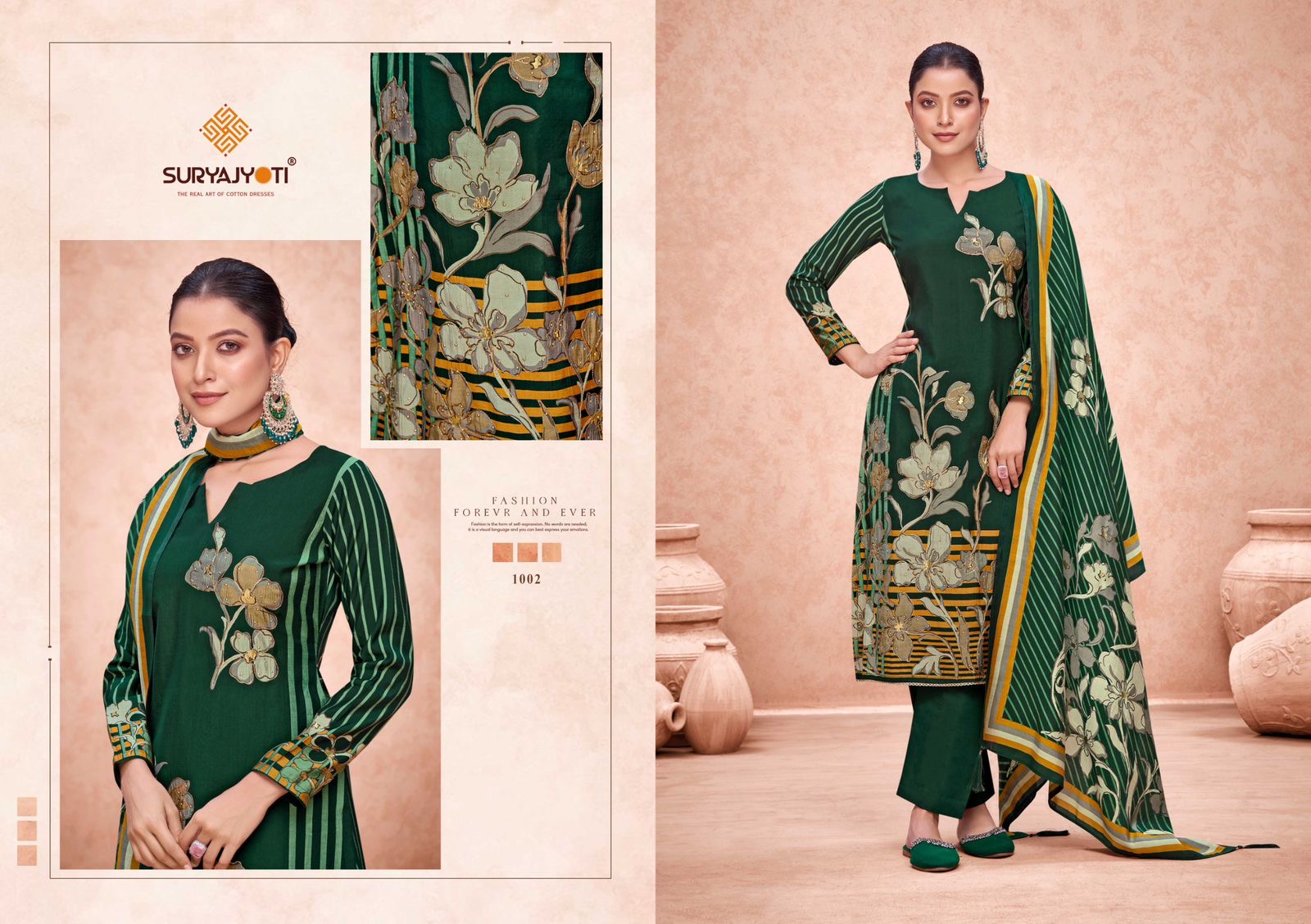 SURYAJYOTI KASHISH VOL 1 COTTON DRESS MATERIAL