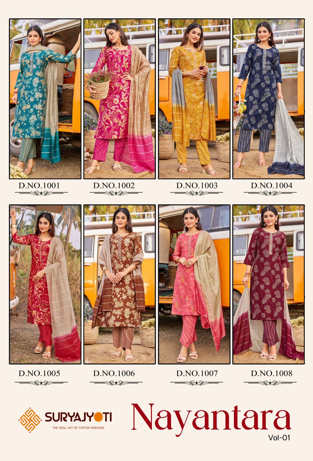 SURYAJYOTI NAYANTARA VOL 1 READYMADE KURTIS SET