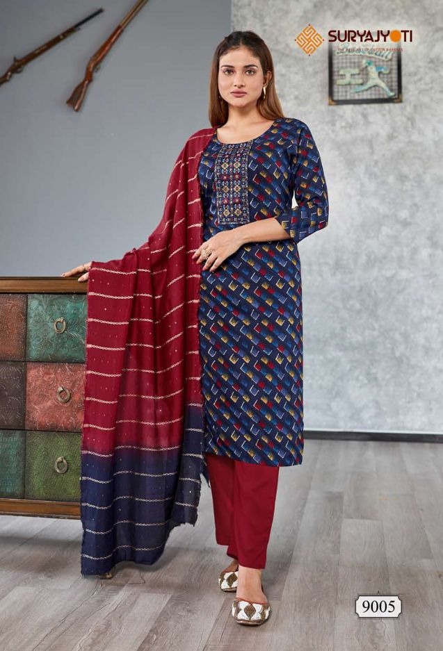 SURYAJYOTI PRATIKSHA VOL 9 READYMADE KURTIS SUPPLIER