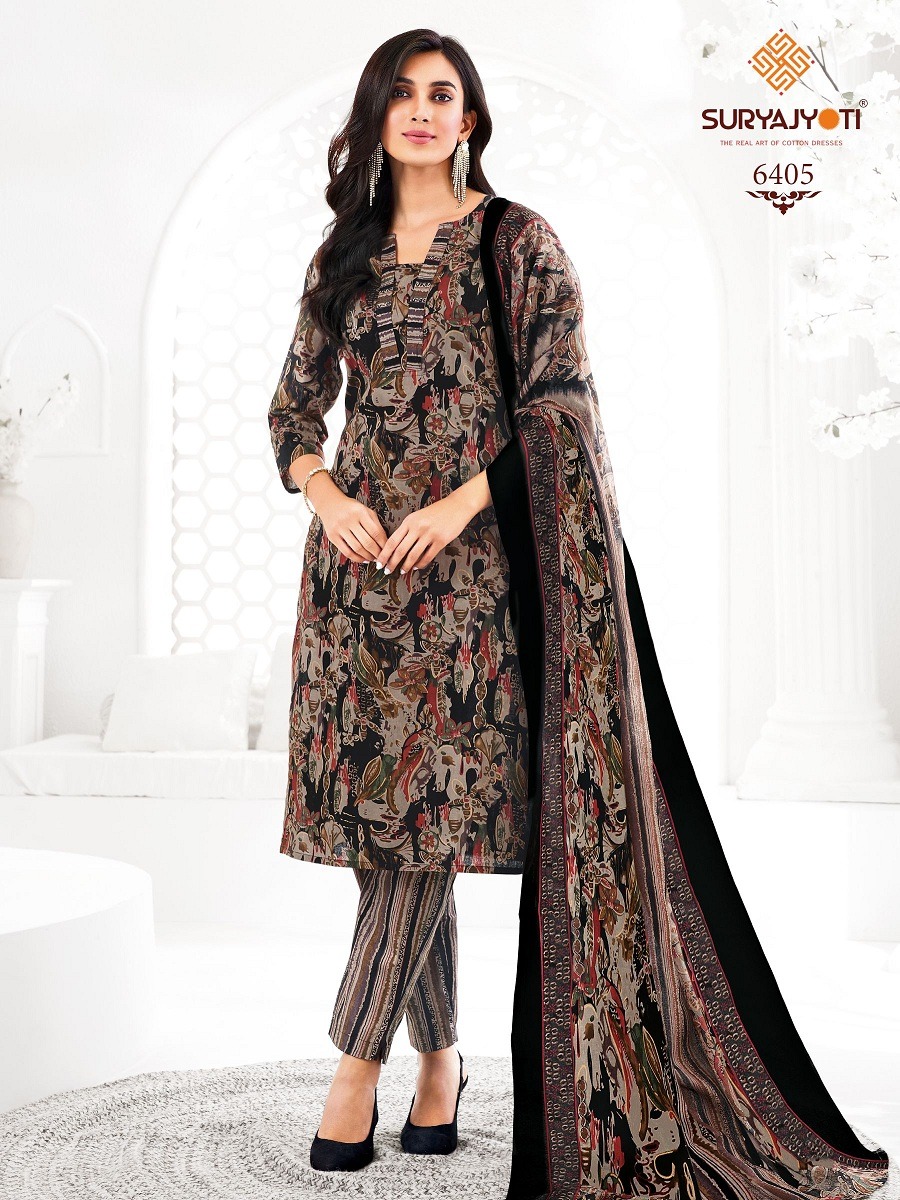 SURYAJYOTI TRENDY COTTONS VOL 64 READYMADE SUITS