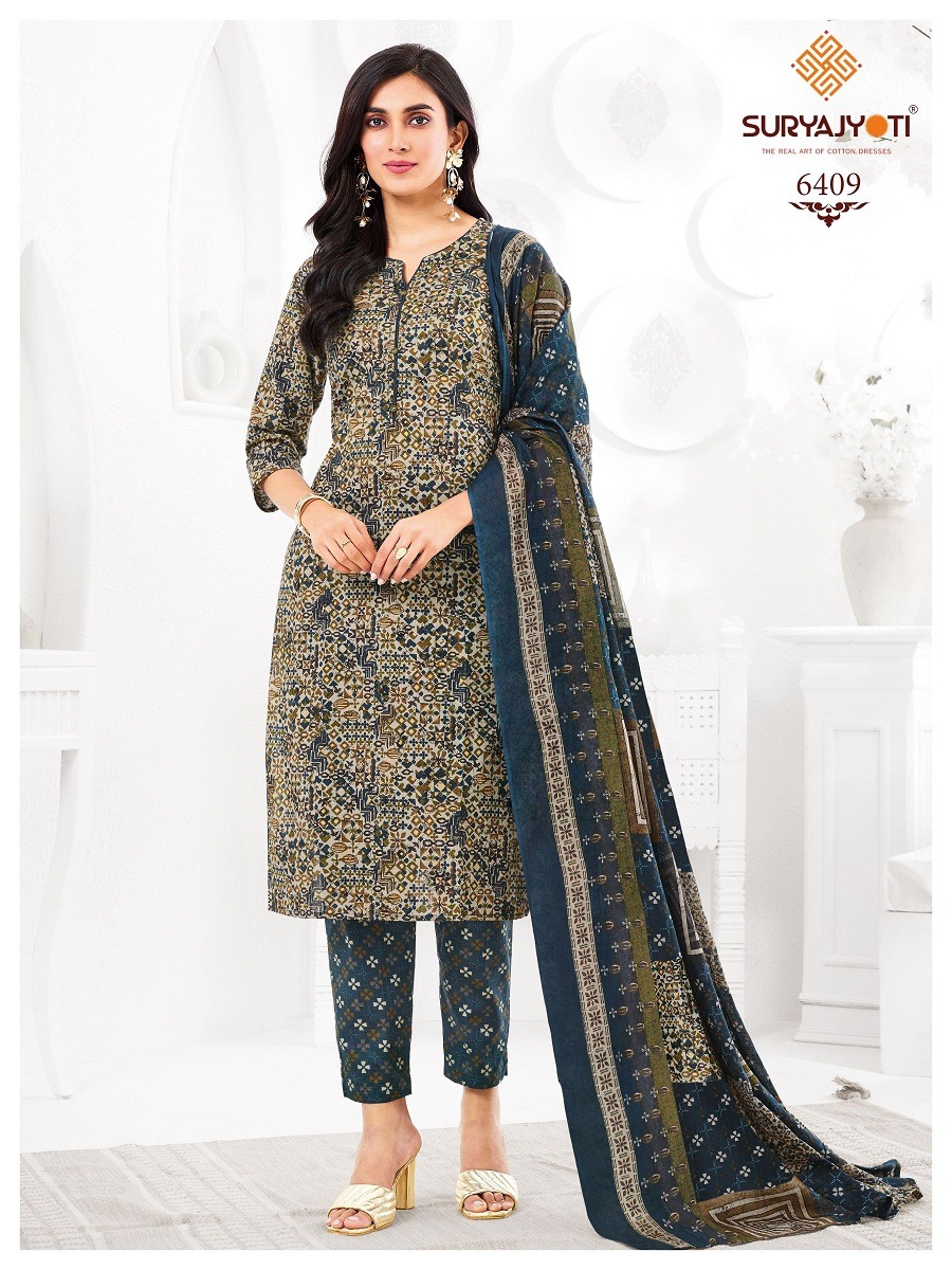 SURYAJYOTI TRENDY COTTONS VOL 64 READYMADE SUITS