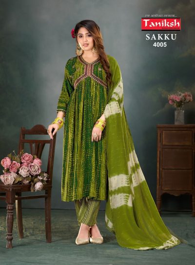 TANIKSH SAKKU VOL 4 READYMADE HANDWORK KURTIS