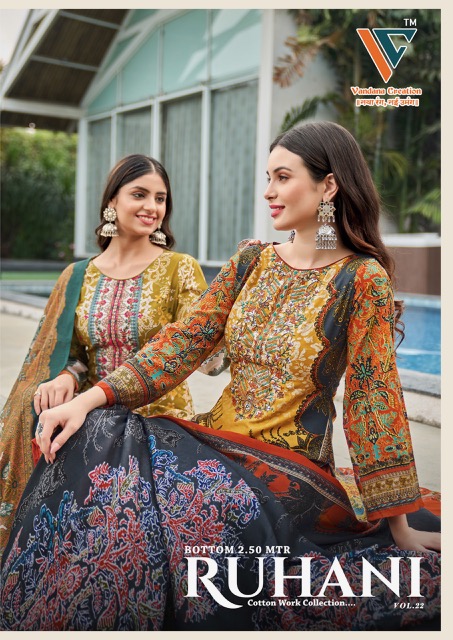 VANDANA CREATION RUHANI VOL 2 COTTON SUITS CATALOG