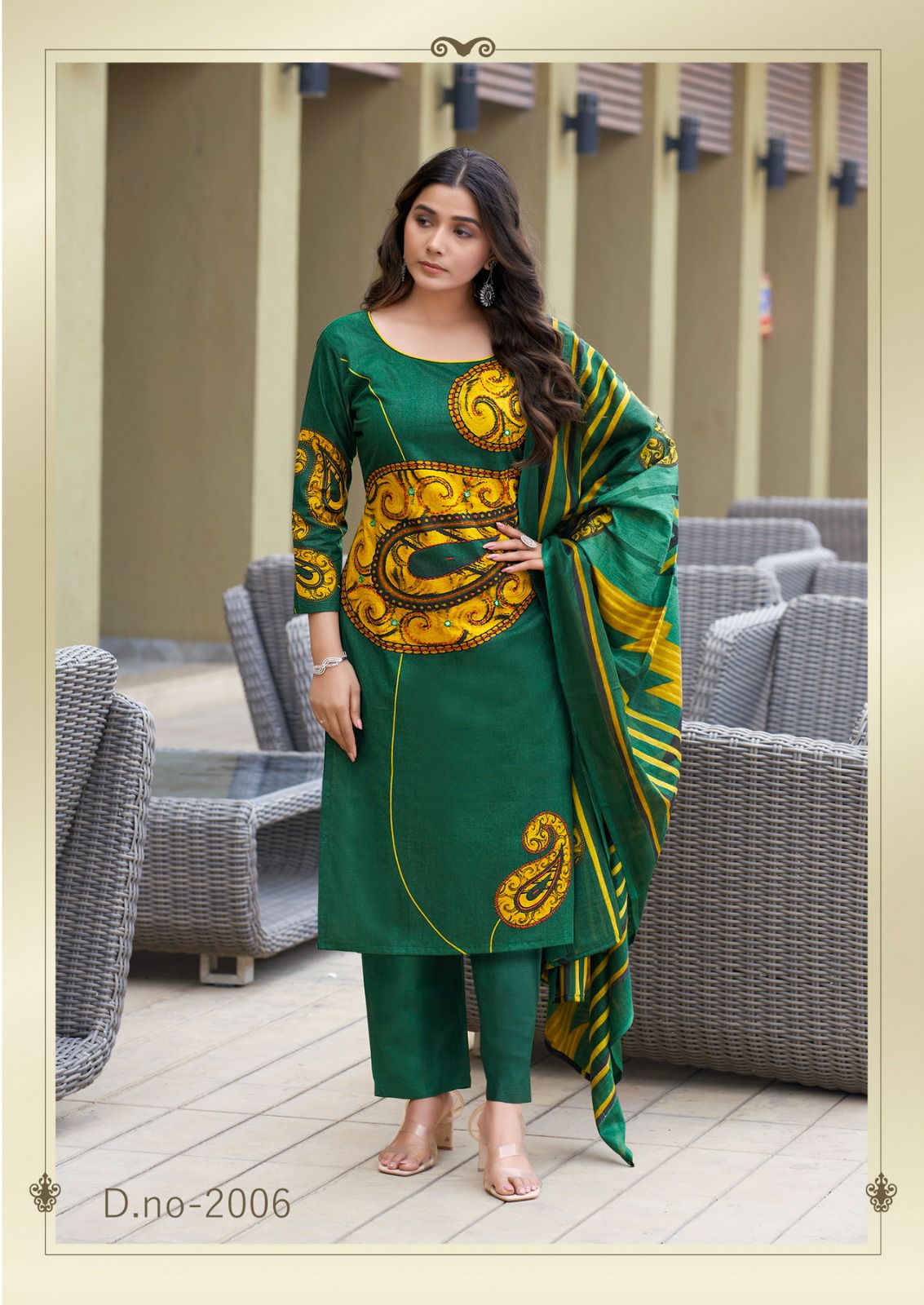 YASHIKA TRENDS DUA VOL 2 COTTON DRESS MATERIAL