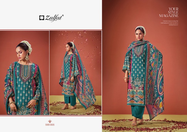 ZULFAT AAYAT VOL 6 RAYON SALWAR SUITS CATALOG