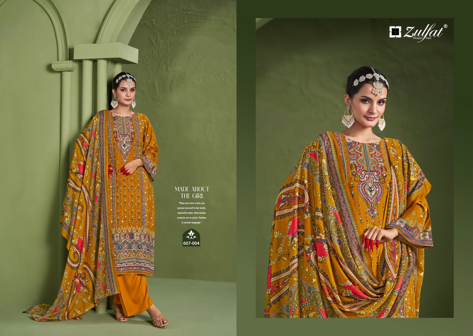 ZULFAT AAYAT VOL 7 PURE VISCOSE REYON SUITS SUPPLIER