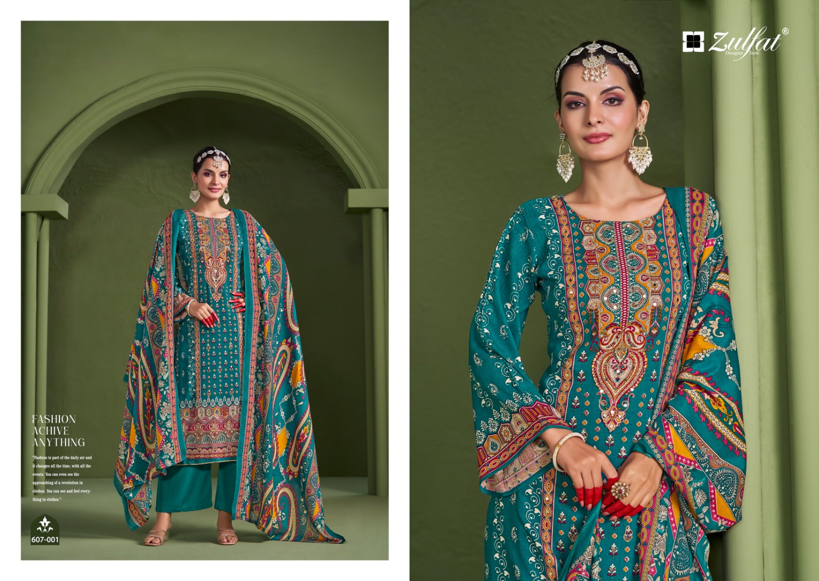 ZULFAT AAYAT VOL 7 PURE VISCOSE REYON SUITS SUPPLIER