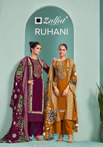 ZULFAT DESIGNER SUITS RUHANI SALWAR SUITS SUPPLIER