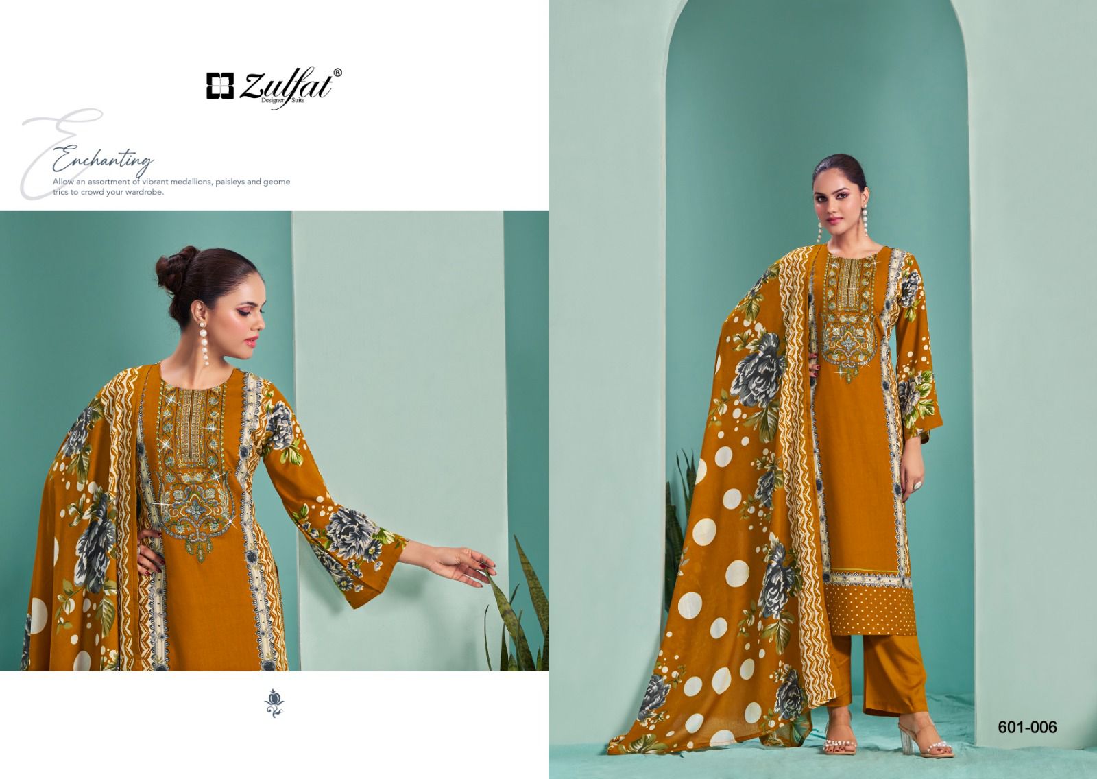 ZULFAT DESIGNER SUITS RUHANI SALWAR SUITS SUPPLIER