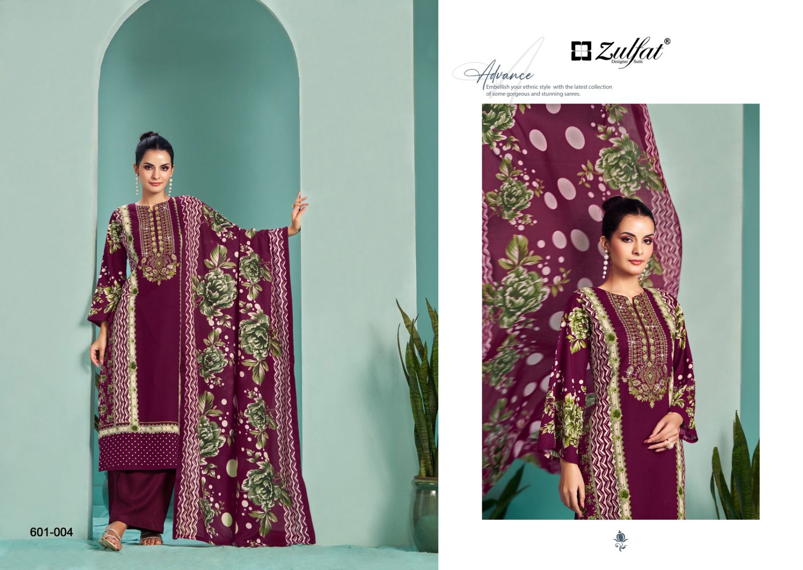 ZULFAT DESIGNER SUITS RUHANI SALWAR SUITS SUPPLIER