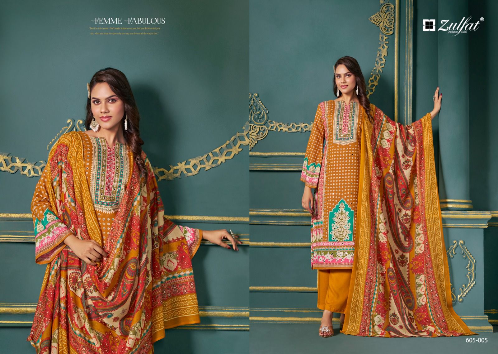 ZULFAT DESIGNER SUITS TISHA SALWAR KAMEEZ WHOLESALER