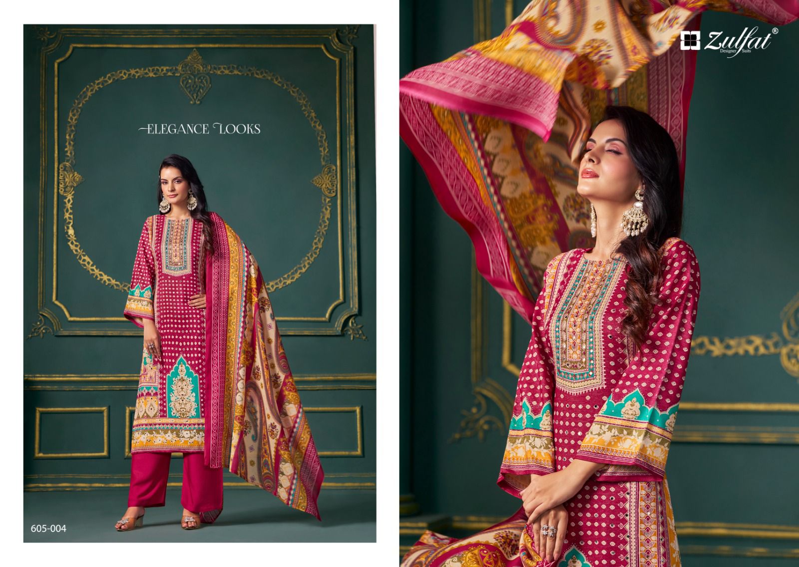 ZULFAT DESIGNER SUITS TISHA SALWAR KAMEEZ WHOLESALER