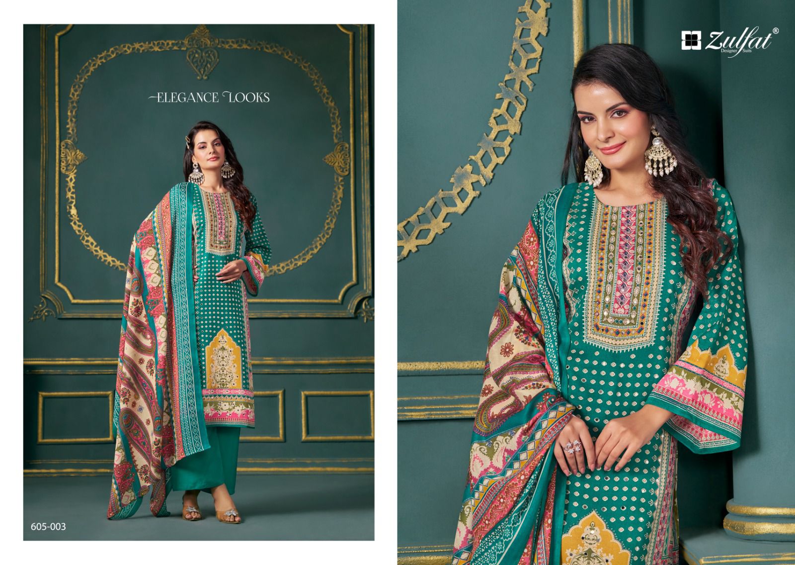 ZULFAT DESIGNER SUITS TISHA SALWAR KAMEEZ WHOLESALER