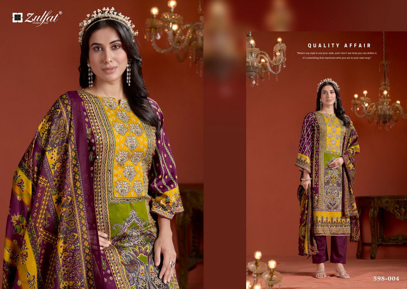 ZULFAT SAJNI VOL 2 PURE JAM COTTON SUITS