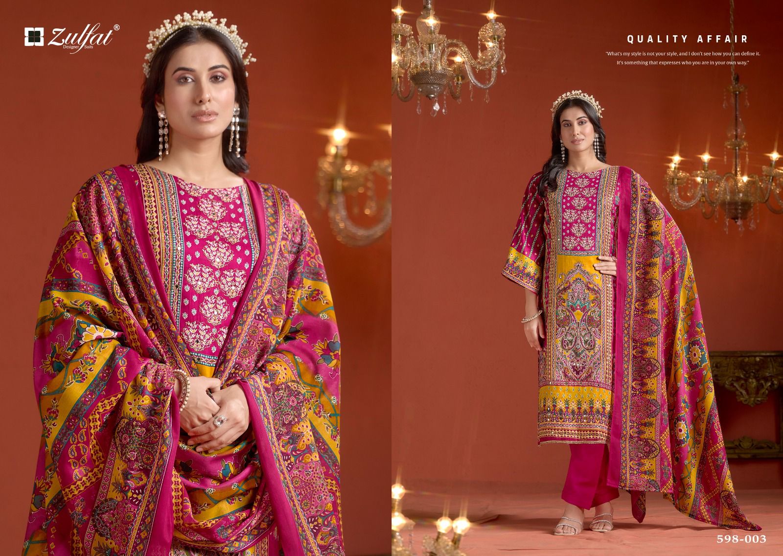 ZULFAT SAJNI VOL 2 PURE JAM COTTON SUITS