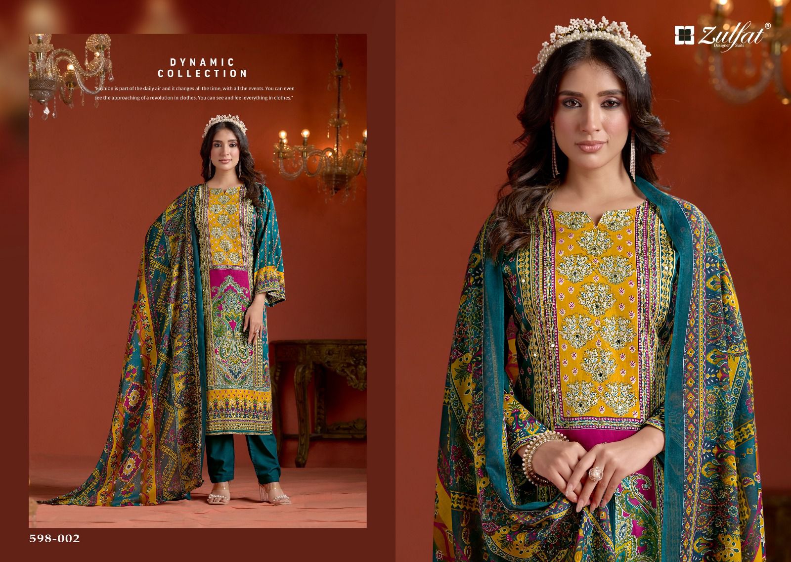 ZULFAT SAJNI VOL 2 PURE JAM COTTON SUITS