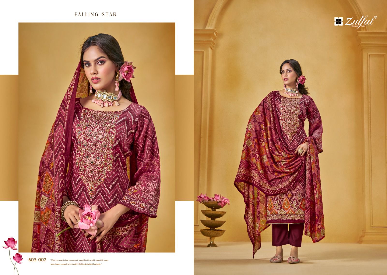 ZULFAT SAJNI VOL 3 PURE JAM COTTON SUITS CATALOG