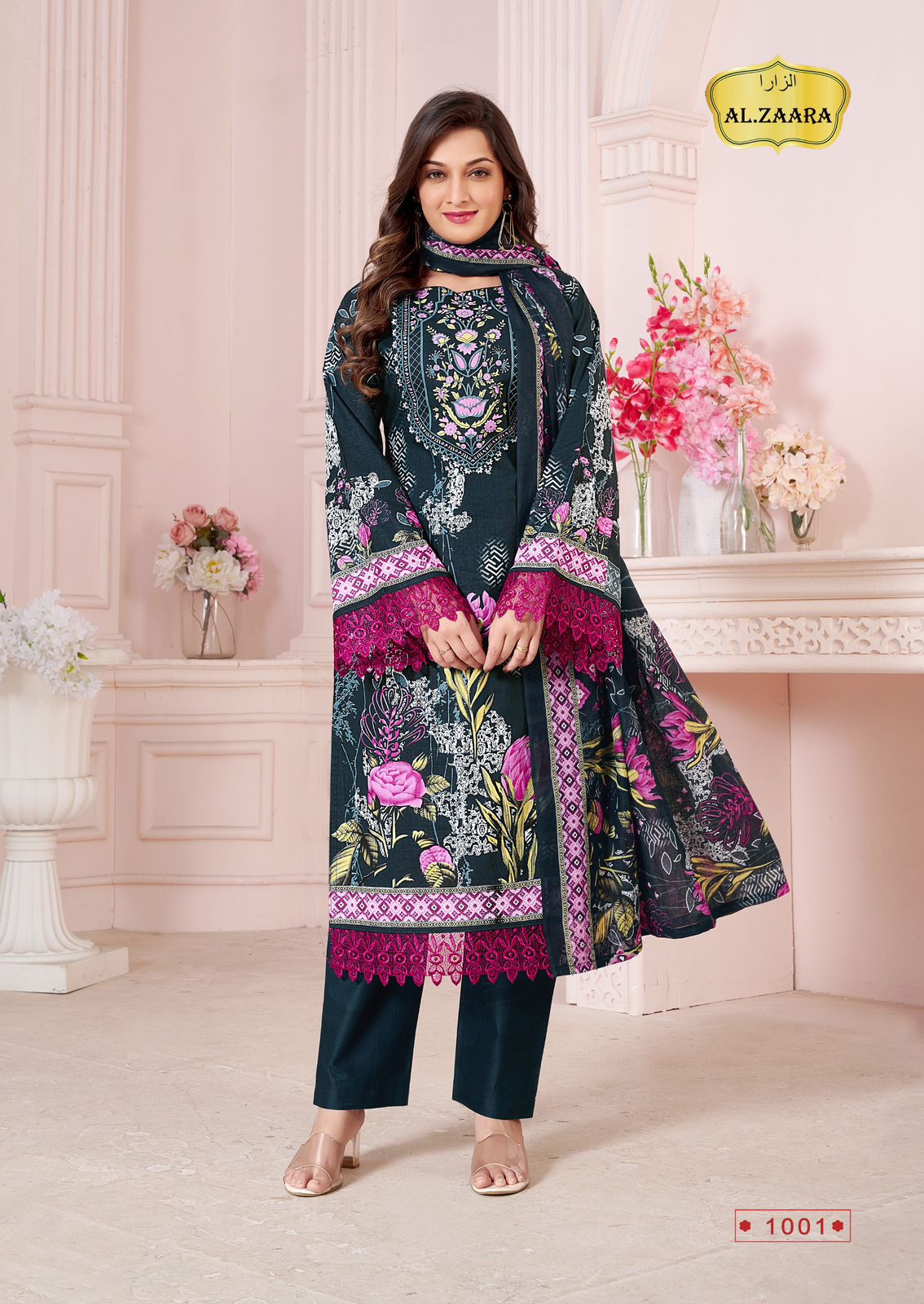 AL ZAARA VOL 1 LAWN KARACHI SUITS CATALOGUE